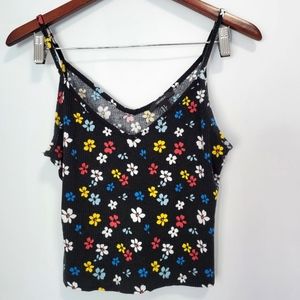 Forever 21 Floral Tank Top - Size US S